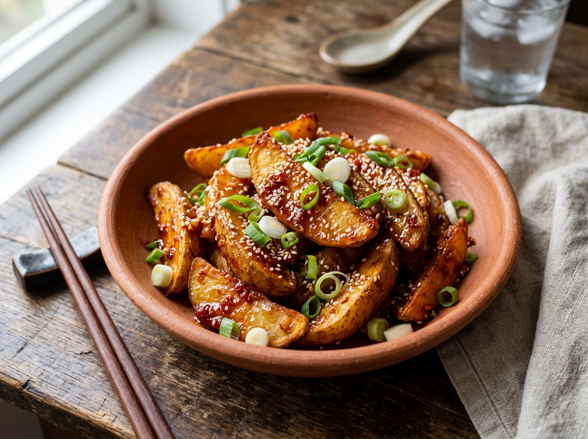 Crispy Chilli Potatoes